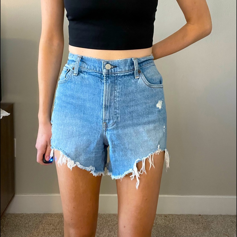 Abercrombie NWOT 4” Mom Short High Rise, Size 8/29